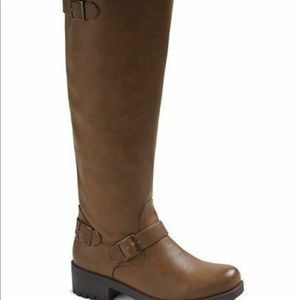 Women’s Mossimo kayce wide calf cognac Boots new